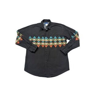 Vintage 90s Wrangler Southwestern Western Shirt – L/G